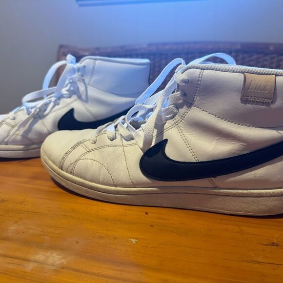 Nike Court Royale 2 Mid White Onyx Men's Shoes Size 9.5 - Picture 3 of 13